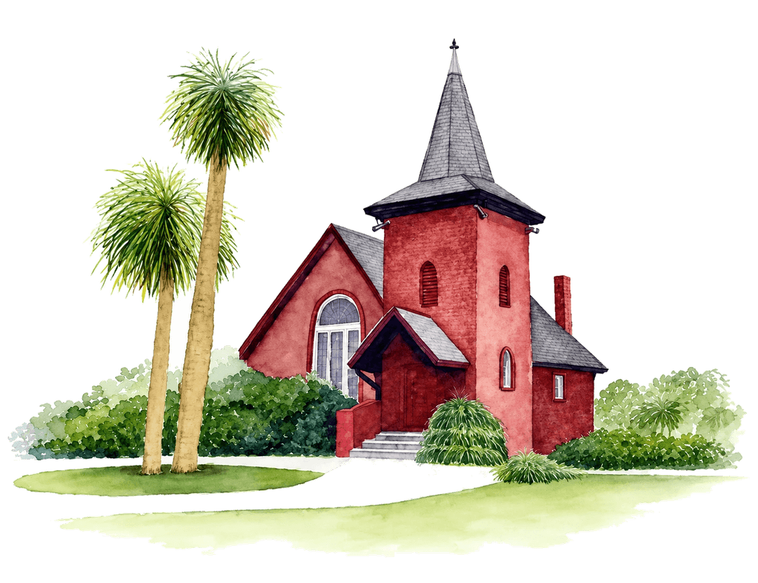 Watercolor illustration — Faith Chapel